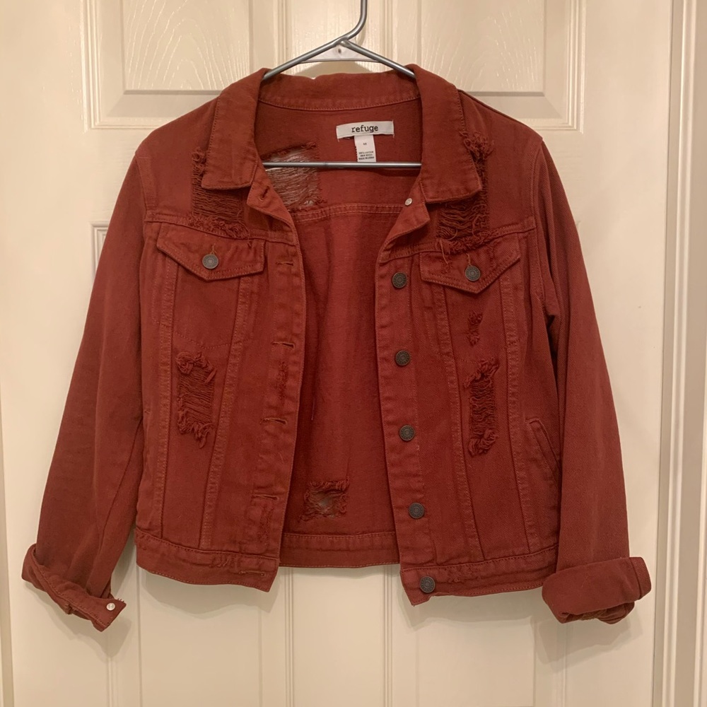 Destroyed Denim Jacket